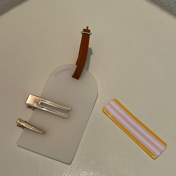 Zimmermann Hair Clip & Hang Tag Accessory Bundle Luxury Preppy NEW main image 4